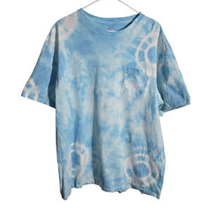 Vineyard Vines Blue Tie Dye T-Shirt Womens Size XL Whale